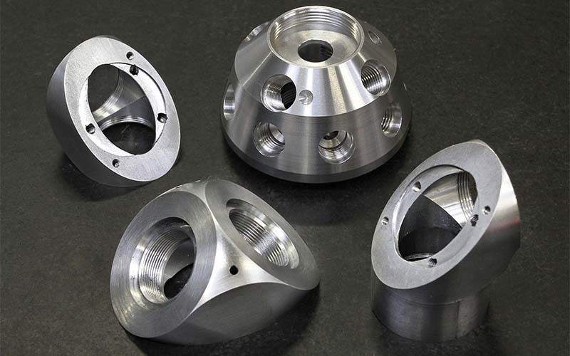 5 axis CNC machining of metal parts
