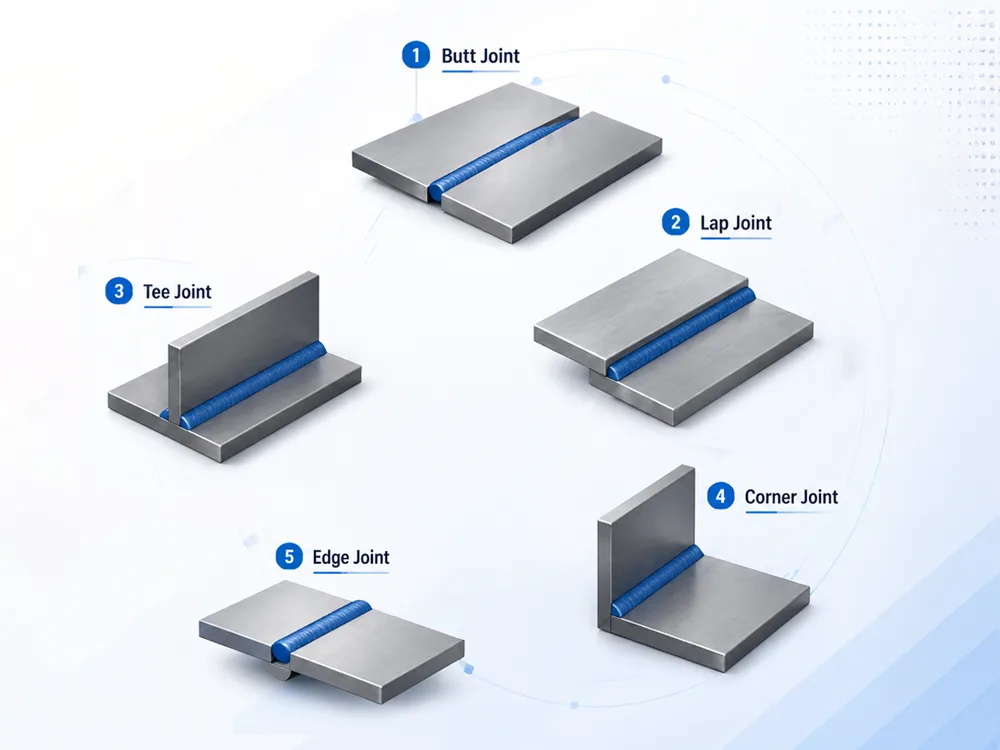 common welded joints